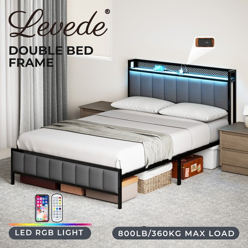 Levede double bed frame - levede,