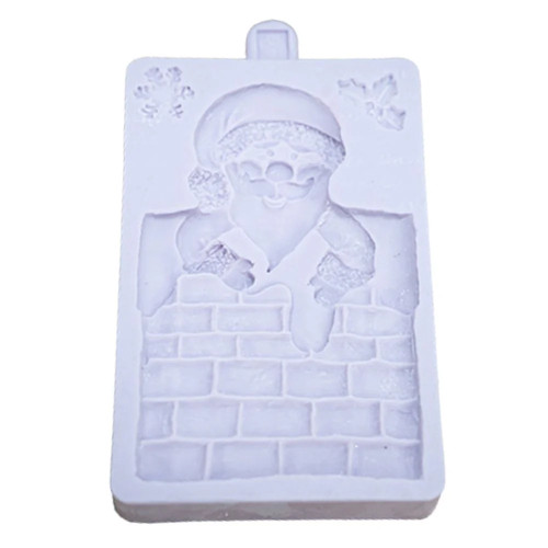 Santa chimney silicone mould - chimney,