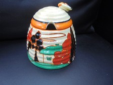 A Clarice Cliff RED TREES &