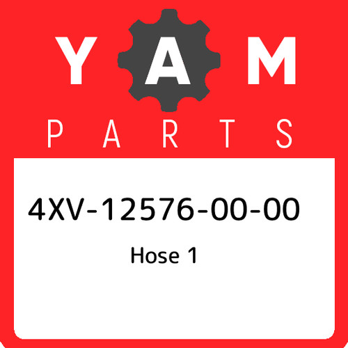 4xv 12576 yamaha hose - hose, 1