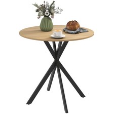 HOMCOM 80cm Round Dining