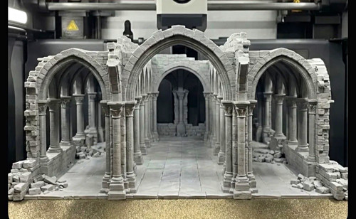 Unpainted gothic ruined - gothic,