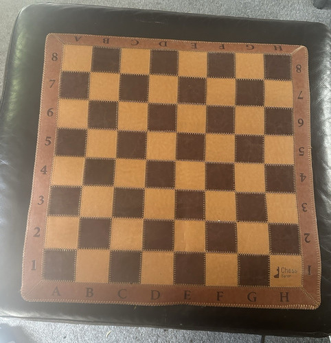 Chess baron leather roll - baron, roll-up