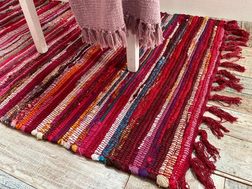 Rag rugs recycled - rag,