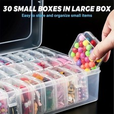 Bead Organizer Box 30Pcs Small