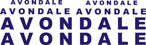 Avondale sticker decal 6 - avondale,
