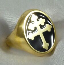 ANELLO CROCE LORENA ARGENTO 925 DORATO  LORRAINE CROSS RING S. SILVER MAGNUM PI