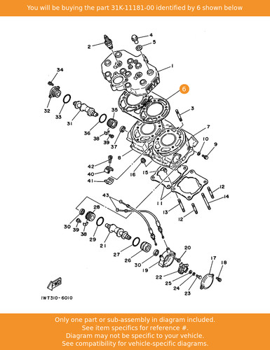 Yamaha gasket cylinder head - yamaha,