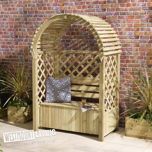 Wooden timber seater garden - wooden,