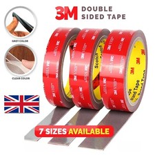 Double Sided Tape 3M Strong VHB Adhesive Very High Strength Bonding Tapes Grey