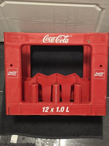 Coca cola red plastic crate - coca-cola,
