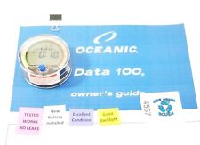 Oceanic Data 100 Puck Scuba Dive Computer + Manual EXCELLENT #4557
