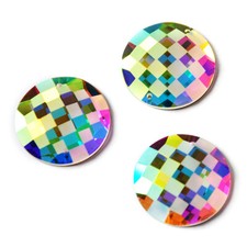 Round Crystal AB Matte Sew On Crystal Rhinestone Strass Flat Back Stones Glass