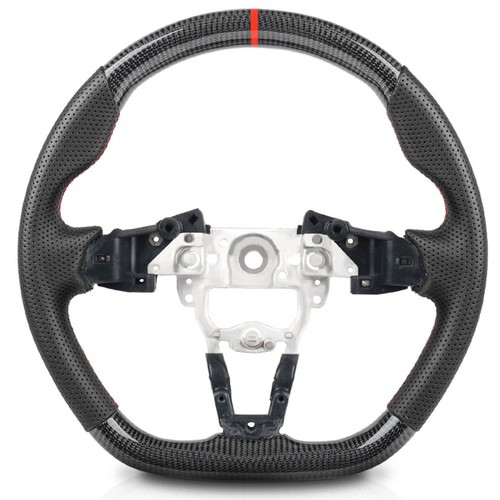 Carbon fiber steering wheel - carbon,