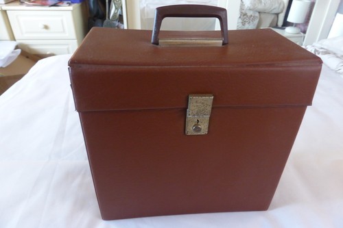 Vintage record case used - case, in