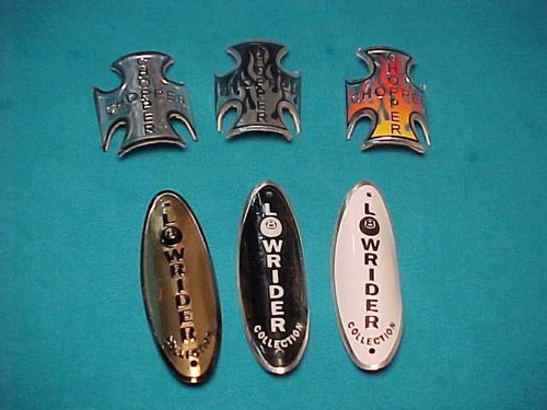 Lowrider bicycle head badge - lowrider,