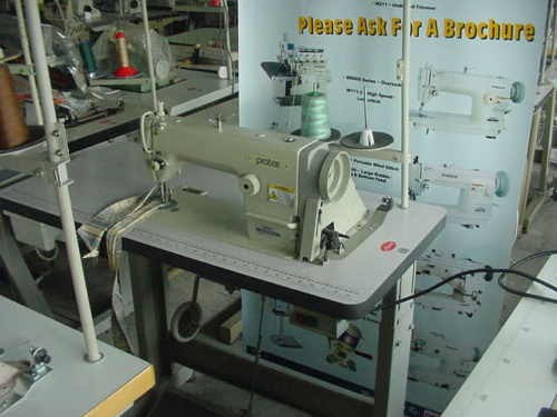 Industrial sewing machine with - sewing,