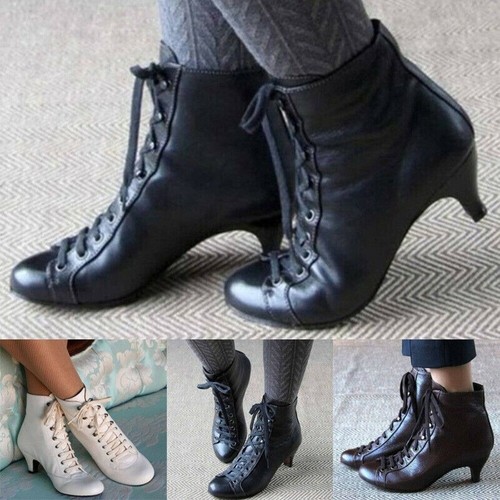 Women ladies low kitten heel - kitten,