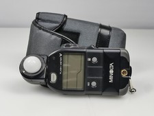 MINOLTA FLASH METER V DIGITAL  LIGHT METER & CASE  1800