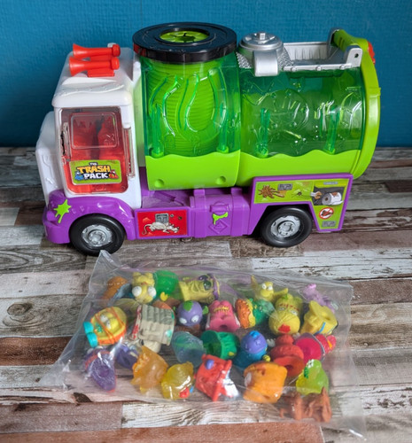 The trash pack sewer truck - truck, +