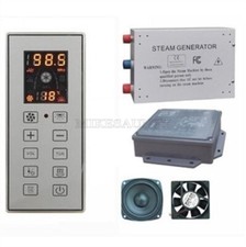 220V Steam Generator Sauna Bath Home Spa Shower New 3Kw With Cd Input Fm Radi il