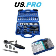 US PRO 46 Piece 1/4" DR Metric
