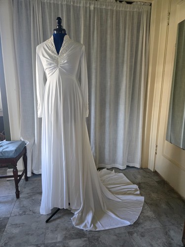 Vintage 1970s wedding dress - vintage,