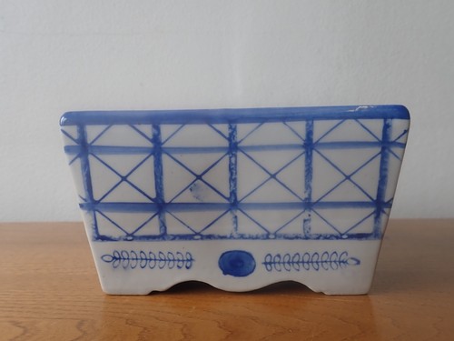 Small delft blue white - blue, &