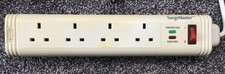 Belkin Surge Master - 4 Socket Strip Protected And Earthed 4M Length Fast Post