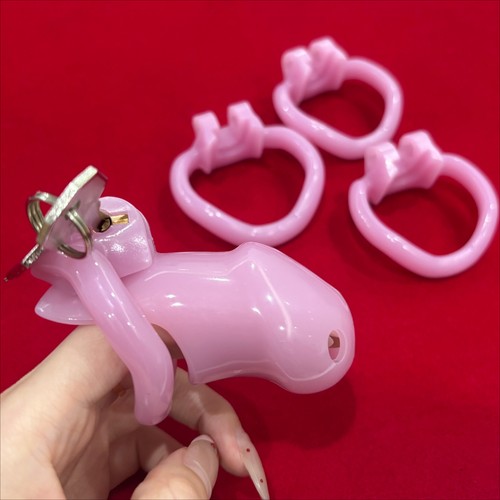 Short resin male chastity - resin,