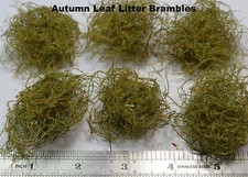 WWS Autumn Brambles Flock Static Grass Hornby Peco Railway Scenery 