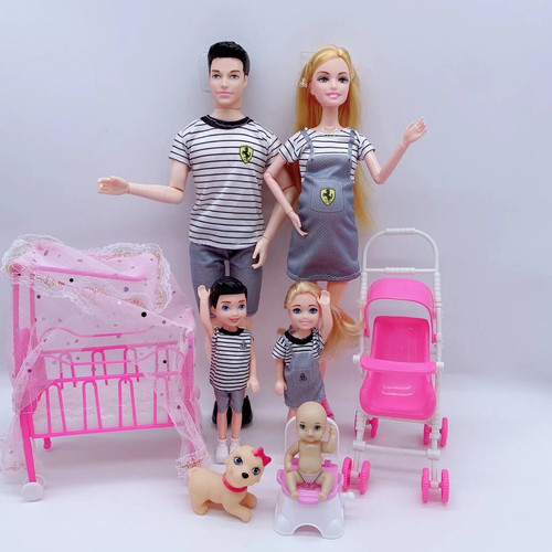 Barbie happy family pregnant - family,