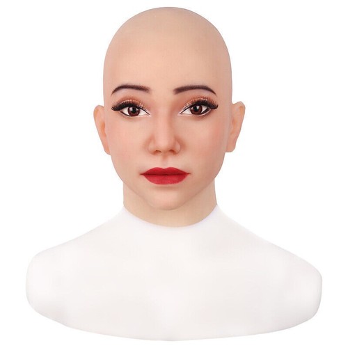 Realistic silicone female mask - realistic,