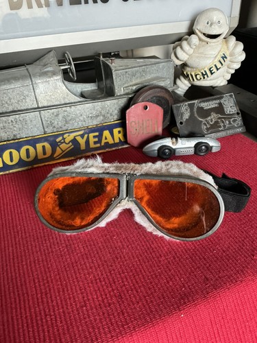 Vintage motorcycle goggles - vintage,