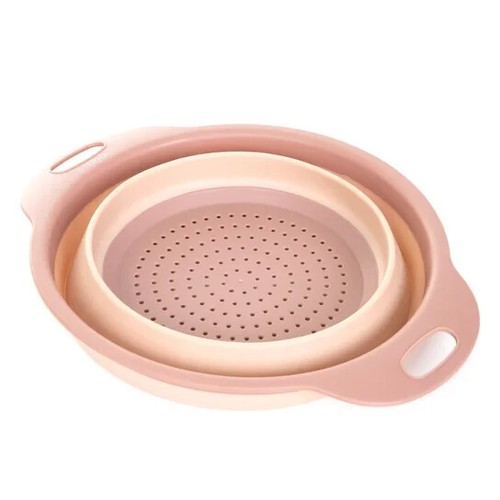 Silicone collapsible colander - silicone,