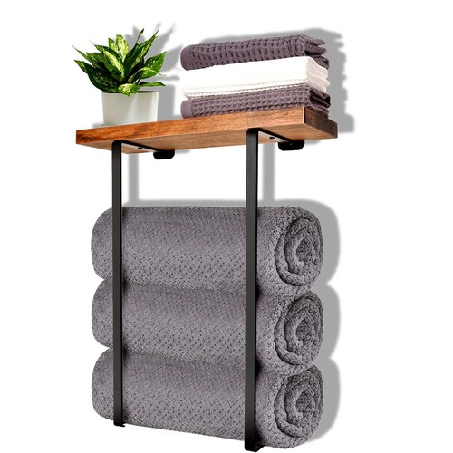 Bathroom towel racks wall - racks,