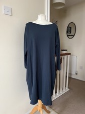 H&M petrol green stretch dress with pockets. Size 2XL