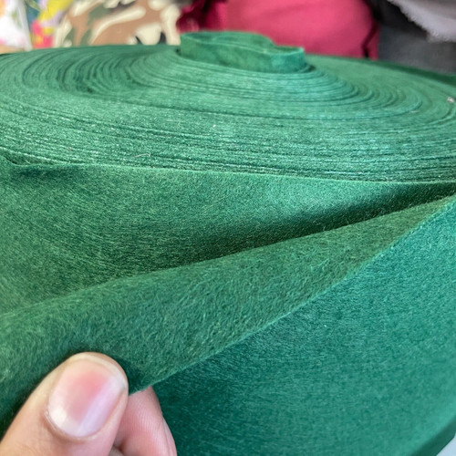 Dark green felt baize fabric - dark,