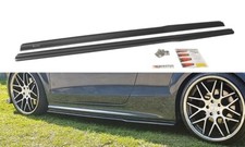 For Audi TT S Mk2 (8J) Side Skirts Diffusers Maxton Design Gloss Black ABS