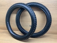 2 x Original Early Raleigh Grifter Supergrip 20" 'Foreigh' Tyres Made In Holland