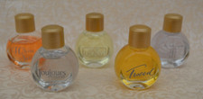 VINTAGE:   SET OF FIVE 9 ML MINIATURE EAU DE TOILETTE FRAGRANCES - FRESH COND!