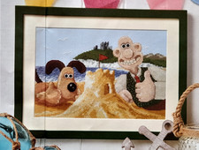 Cross stitch chart: Wallace & Gromit's Seaside Holiday [E12]