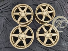 JDM RAYS VOLK RACING TE37 SAGA style 17" 5X114 8J +42 FLOW FORMED ALLOY WHEELS