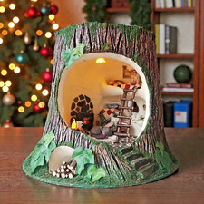 Handmade Tree Stump Mouse House Dollshouse | Sylvanian House | Cute Mouse Gift