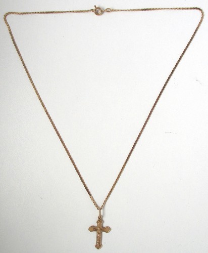 583 gold ladies - necklace, with