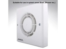 Manrose Low Voltage 12V AC Extractor Fan 100mm 4" Wall/Ceiling Bathroom XF100LV