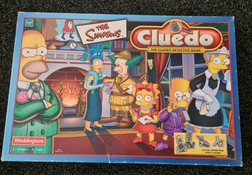 The simpsons cluedo game - the,