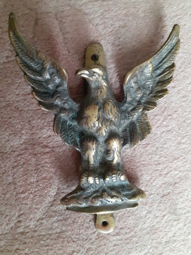 Vintage solid brass - solid, eagle