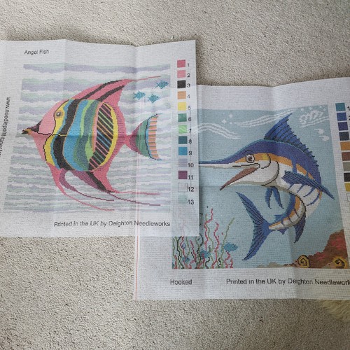 Printed needlepoint tapestry - needlepoint,