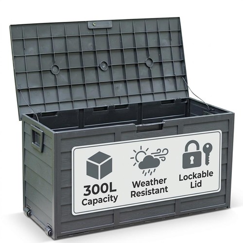 300 litre black plastic - 300,